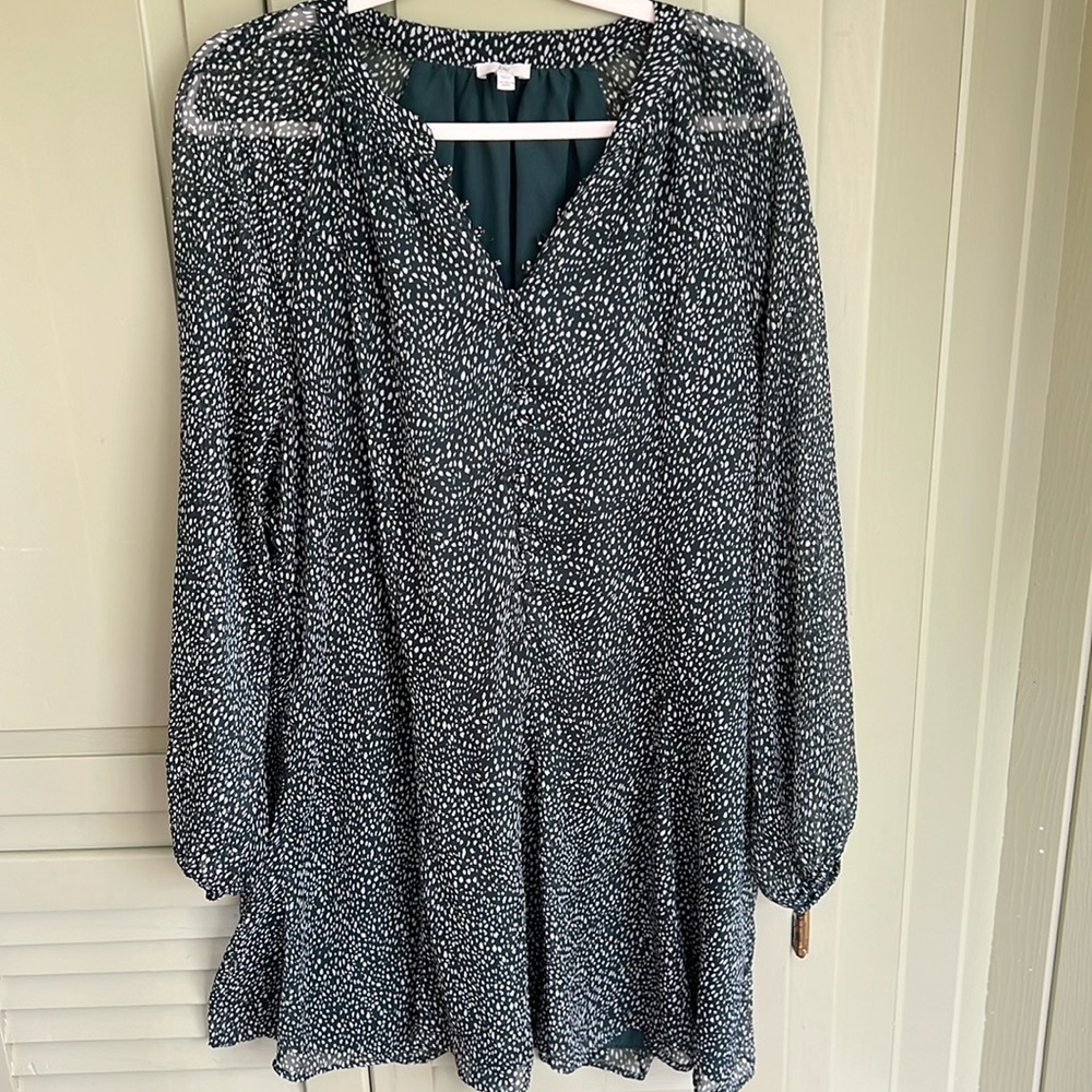 Joie Balloon Sleeve Dress, Color Artic Animal Spot